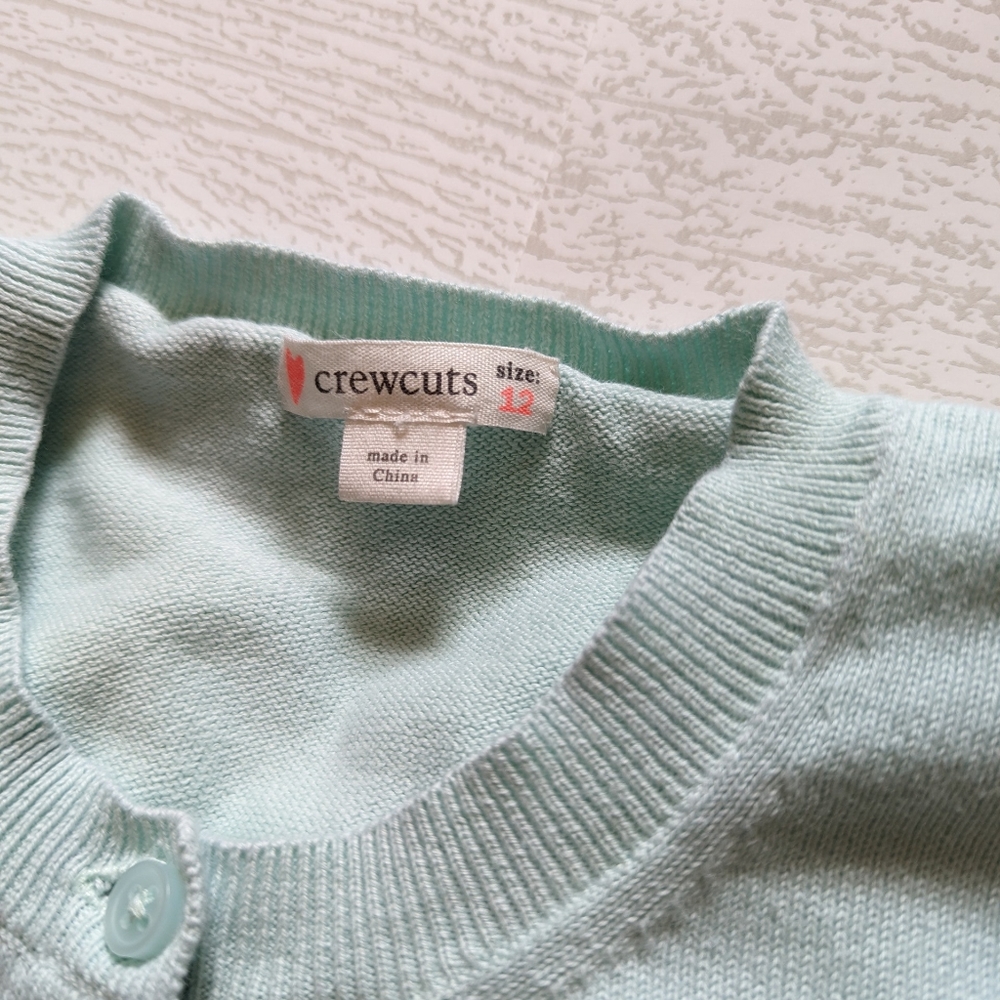 J. Crew Crewcuts Girl's Casey Cardigan Size 12 - Picture 5 of 7